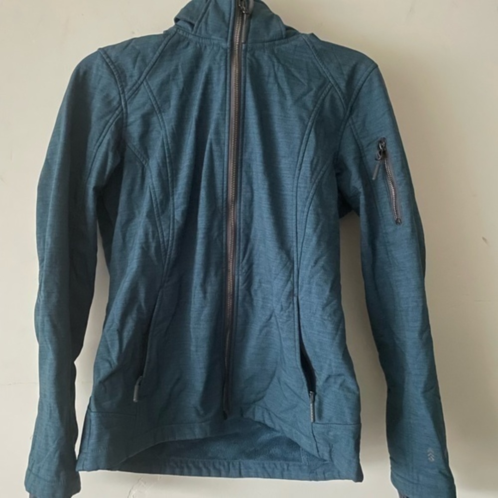 FREE COUNTRY Super Soft Shell Jacket Hooded Women’s Sz Small